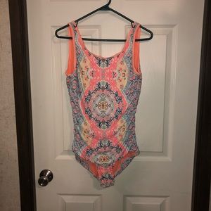 Justice one piece bathing suit